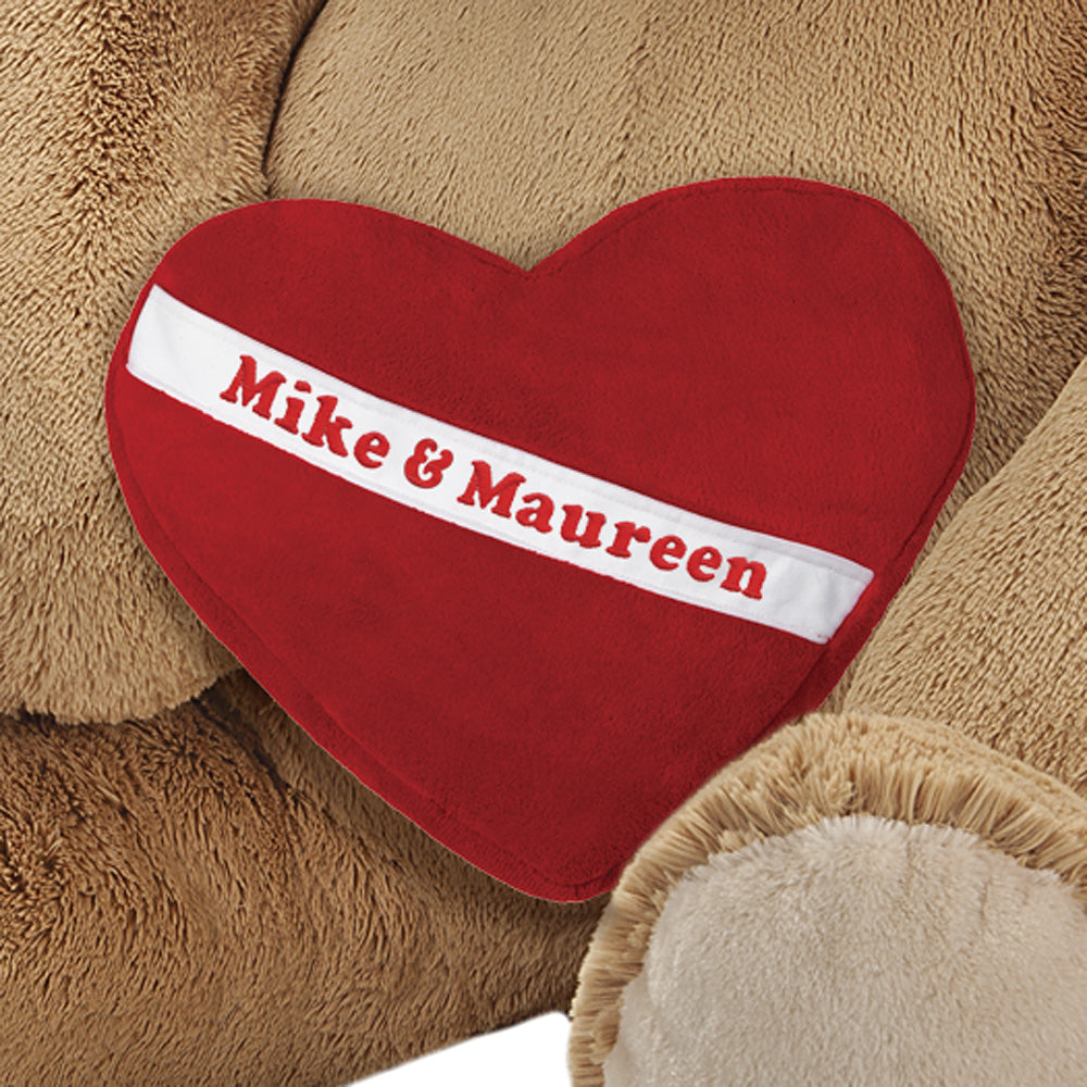 Large Huggable Heart Pillow – Vermont Teddy Bear - Main Image