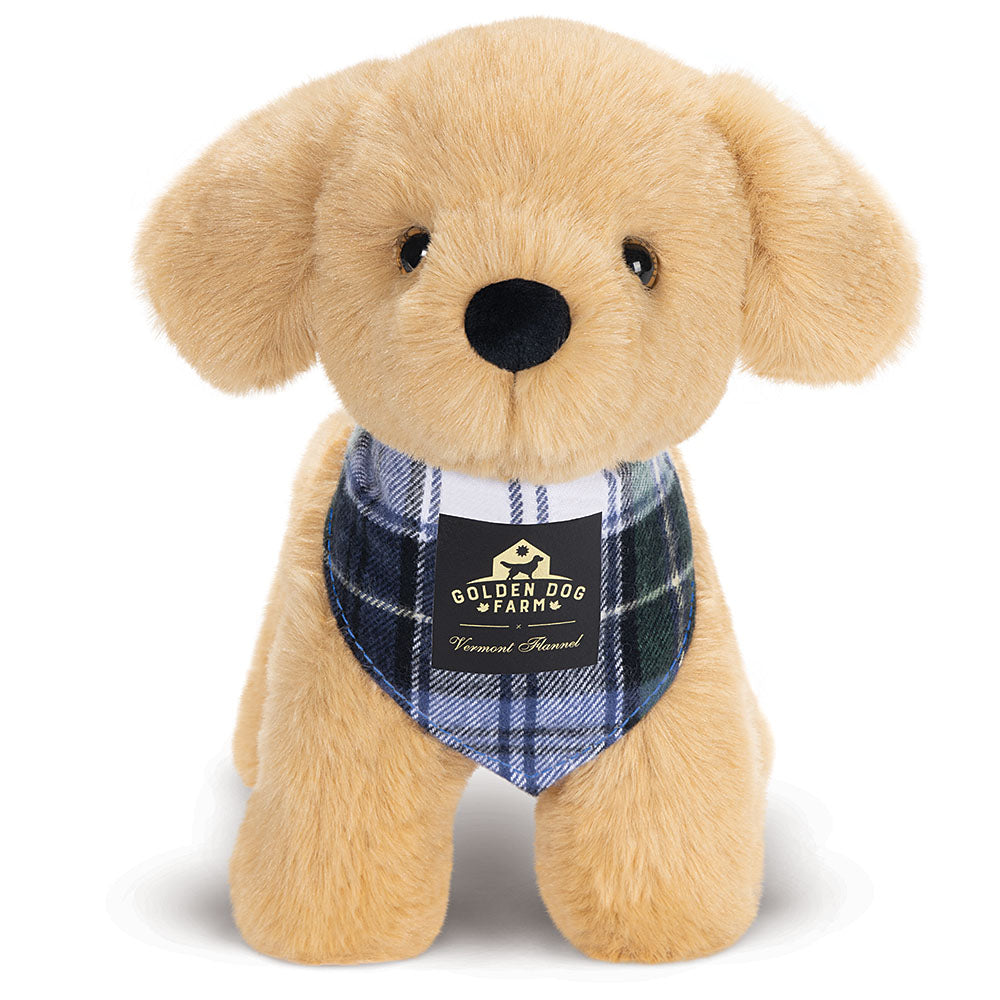 8 in. Golden Dog Farm Puppy, Campbell – Vermont Teddy Bear