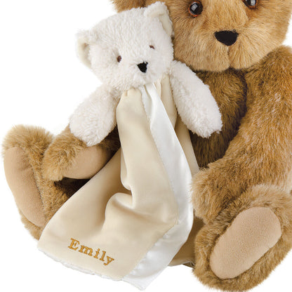 Baby Lovey Security Blanket, Bear