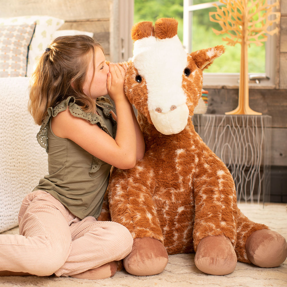 Huge giraffe teddy online