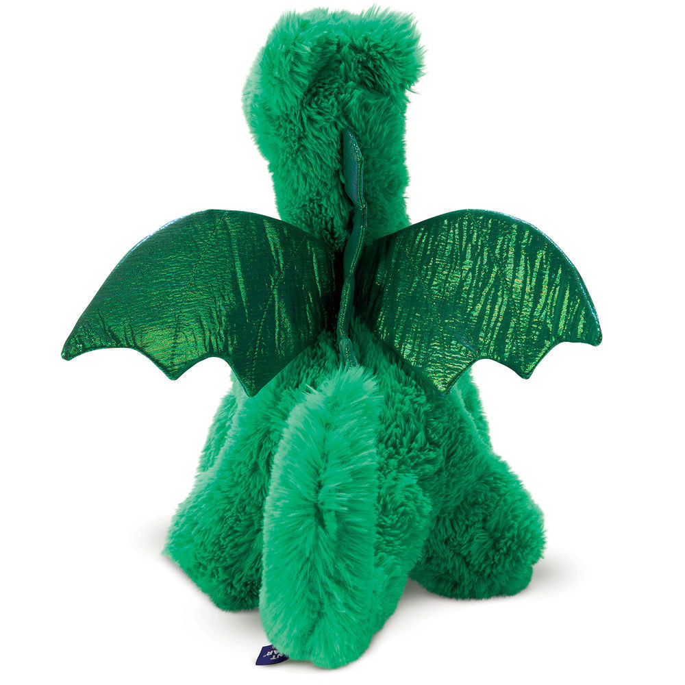 18 In. Fluffy Fantasy Green Dragon