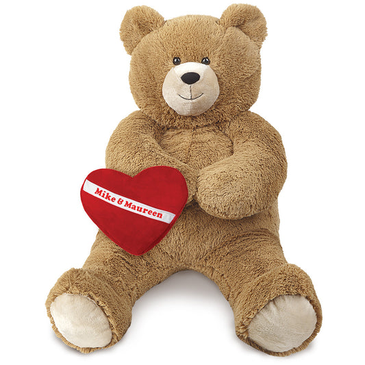 3 Ft. Hunka Love Bear with Huggable Heart Pillow