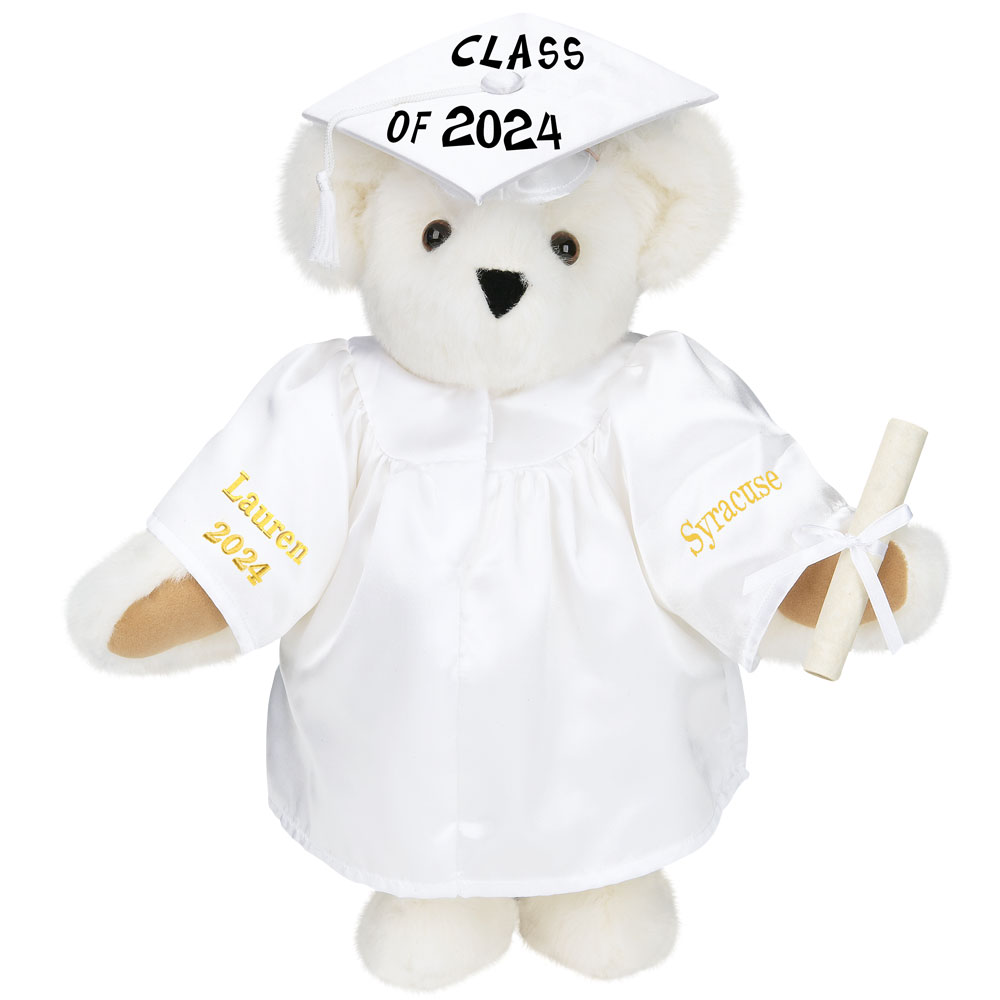 15 In. Class of 2024 Graduation Bear in White Gown
