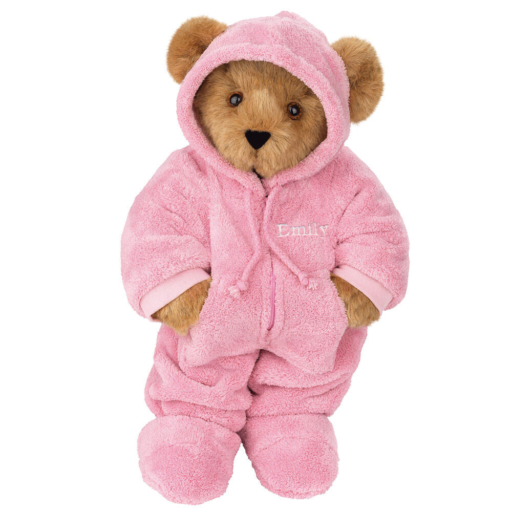 15 In. Hoodie Footie™ Bear, Pink