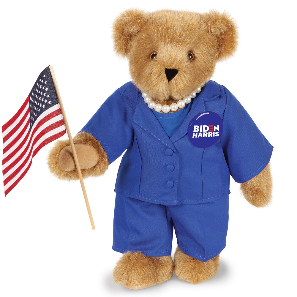 15 In. Kamala Harris Bear Vermont Teddy Bear