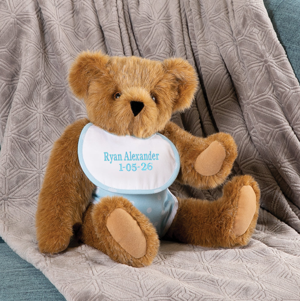 15 In. Baby Boy Bear – Vermont Teddy Bear