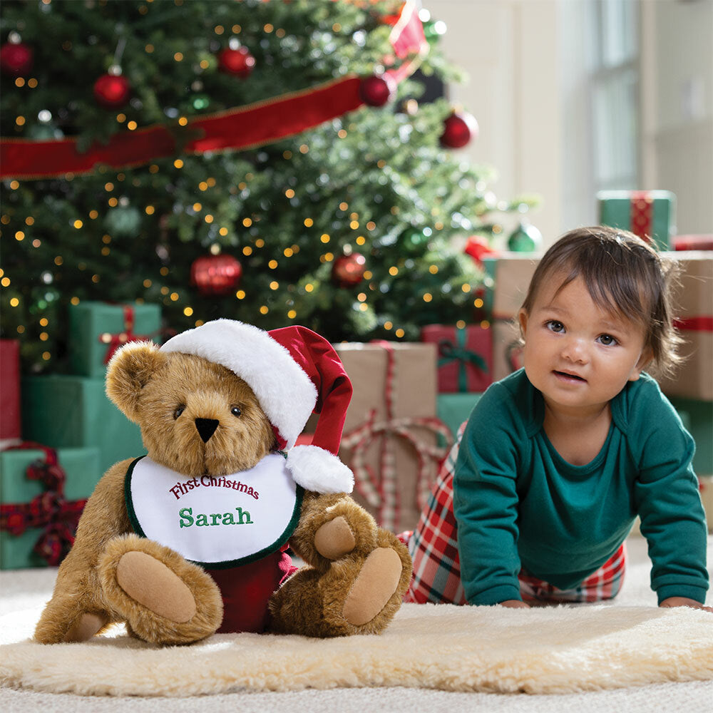 Baby's first christmas teddy bear online