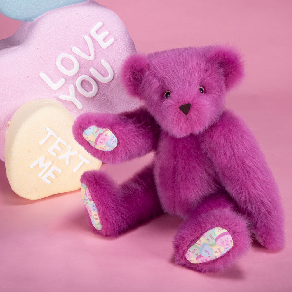 15 In. Special Edition Conversation Hearts Bear – Vermont Teddy Bear