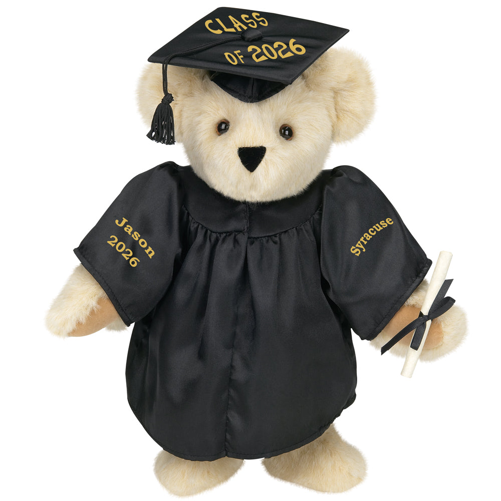 15 In. Class of 2026 Graduation Bear in Black Gown
