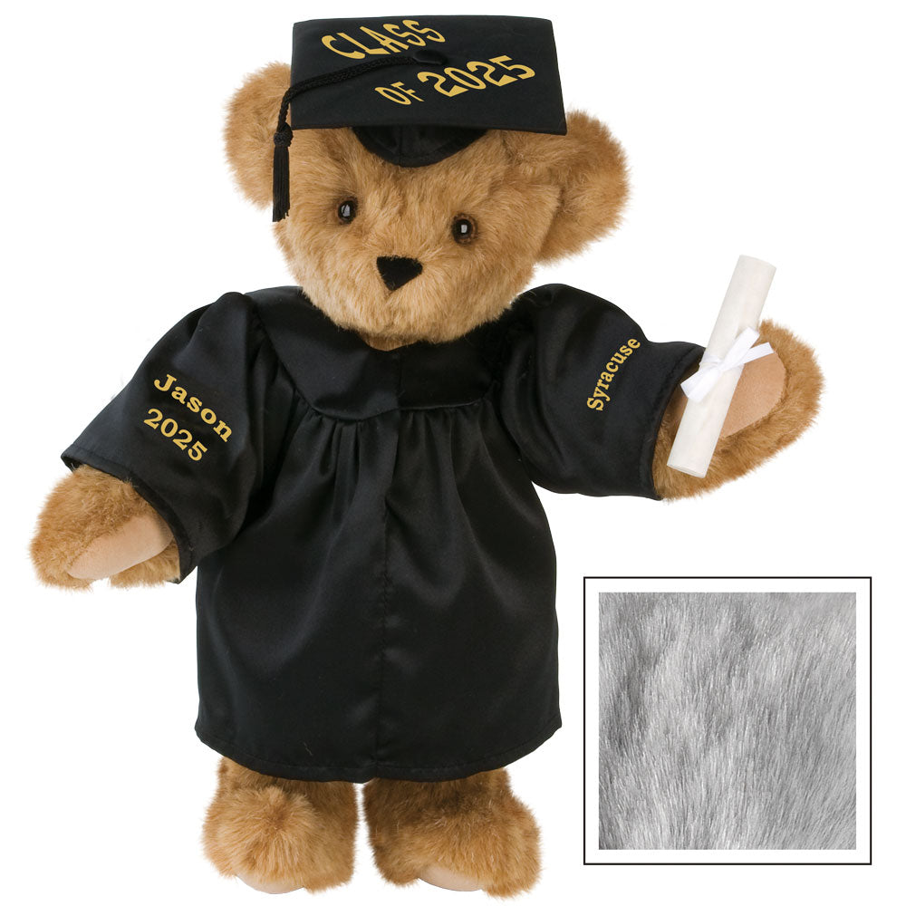 15 In. Class of 2025 Graduation Bear in Black Gown