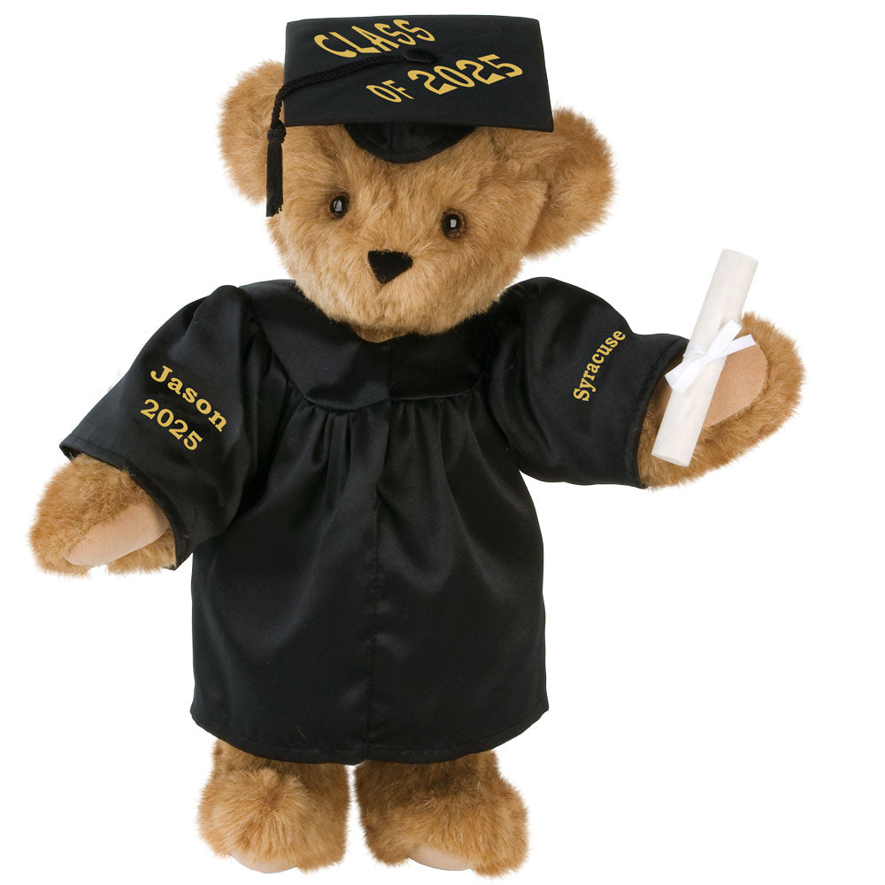 15 In. Class of 2025 Graduation Bear in Black Gown