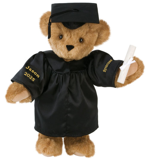 15 In. Graduation Bear in Black Gown