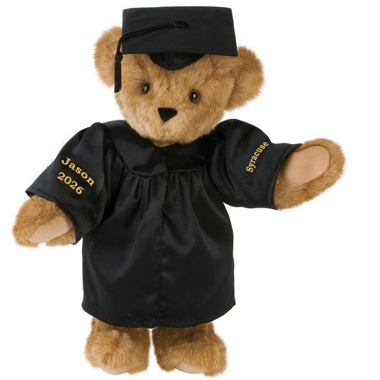 15 In. Graduation Bear in Black Gown