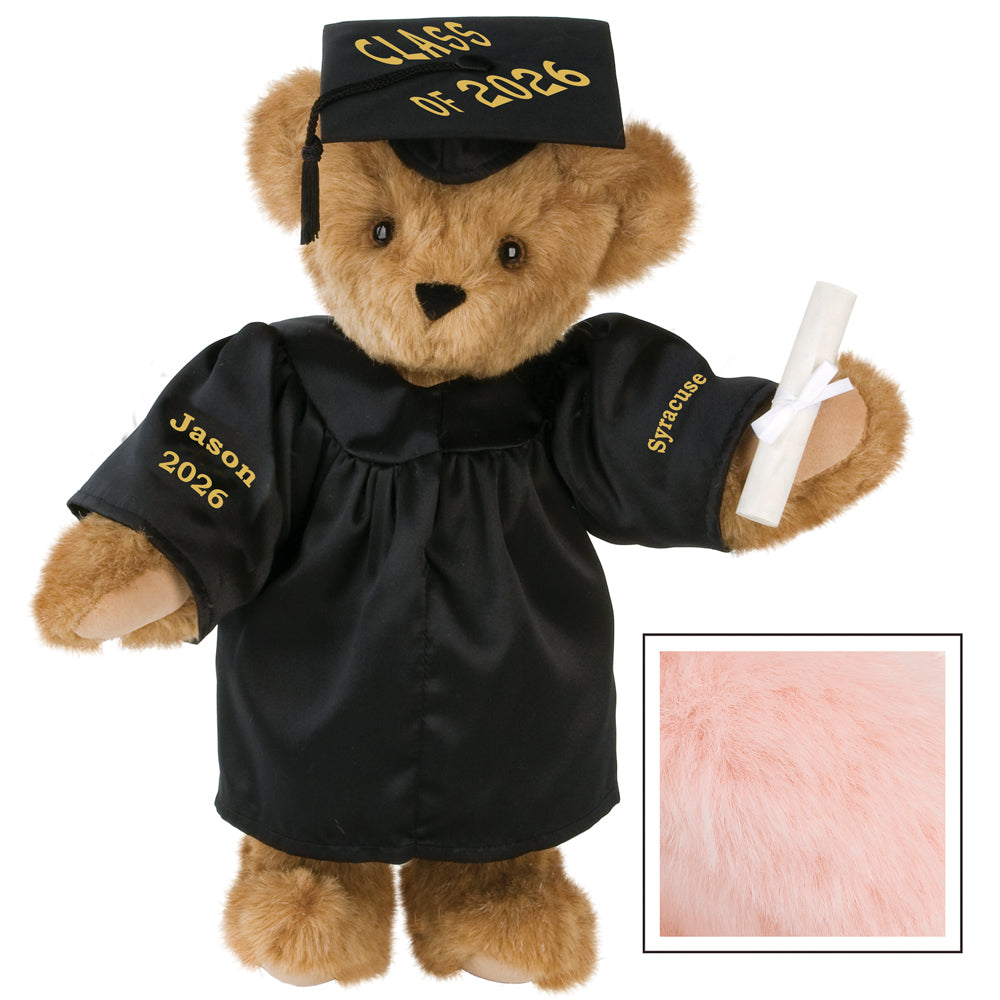 15 In. Class of 2026 Graduation Bear in Black Gown