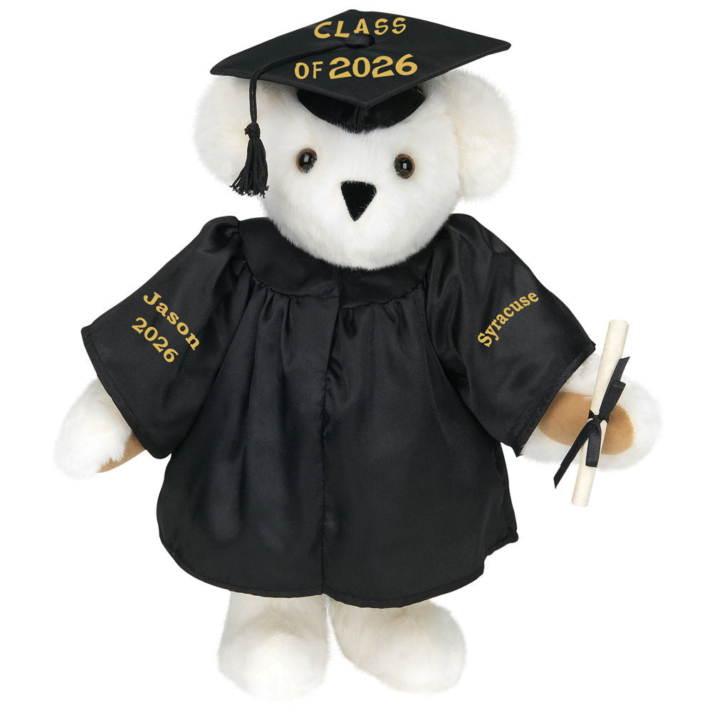 15 In. Class of 2026 Graduation Bear in Black Gown