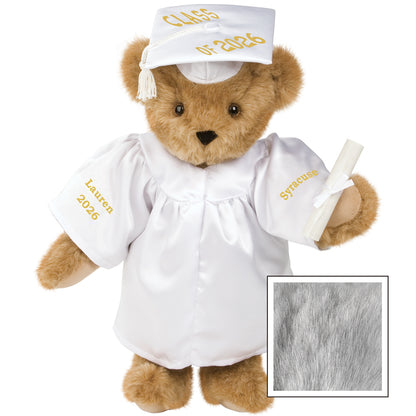 15 In. Class of 2026 Graduation Bear in White Gown