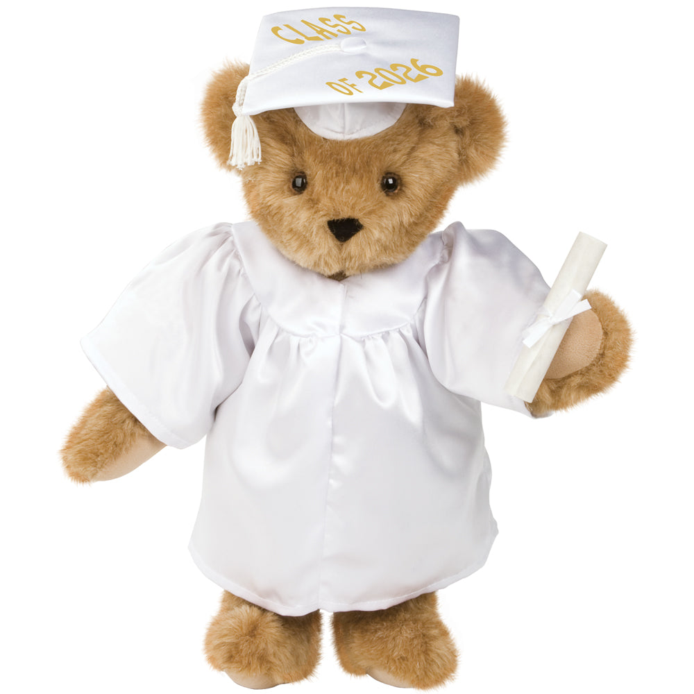 15 In. Class of 2026 Graduation Bear in White Gown