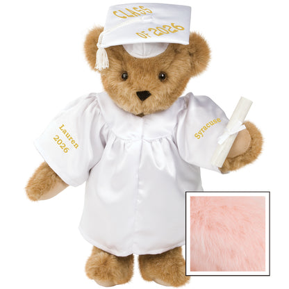 15 In. Class of 2026 Graduation Bear in White Gown