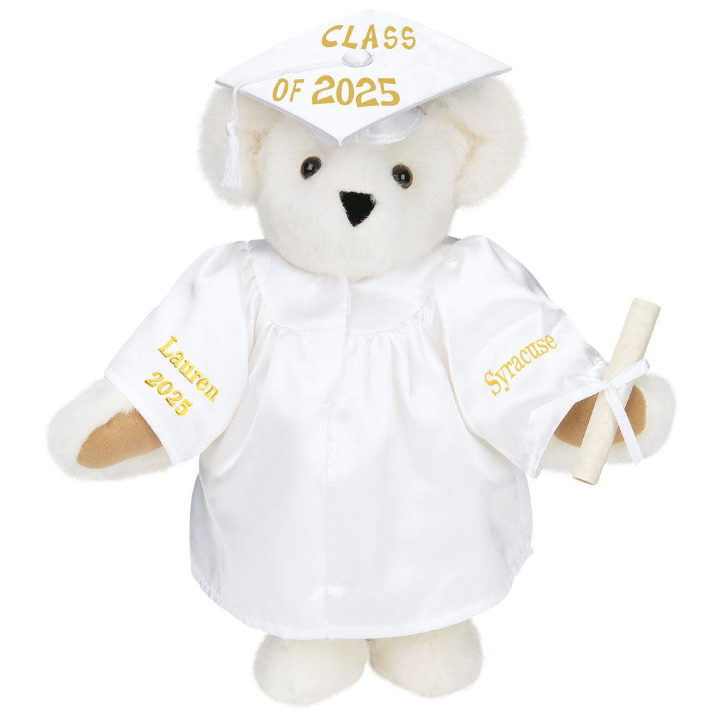 15 In. Class of 2025 Graduation Bear in White Gown