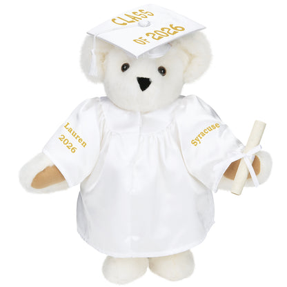 15 In. Class of 2026 Graduation Bear in White Gown