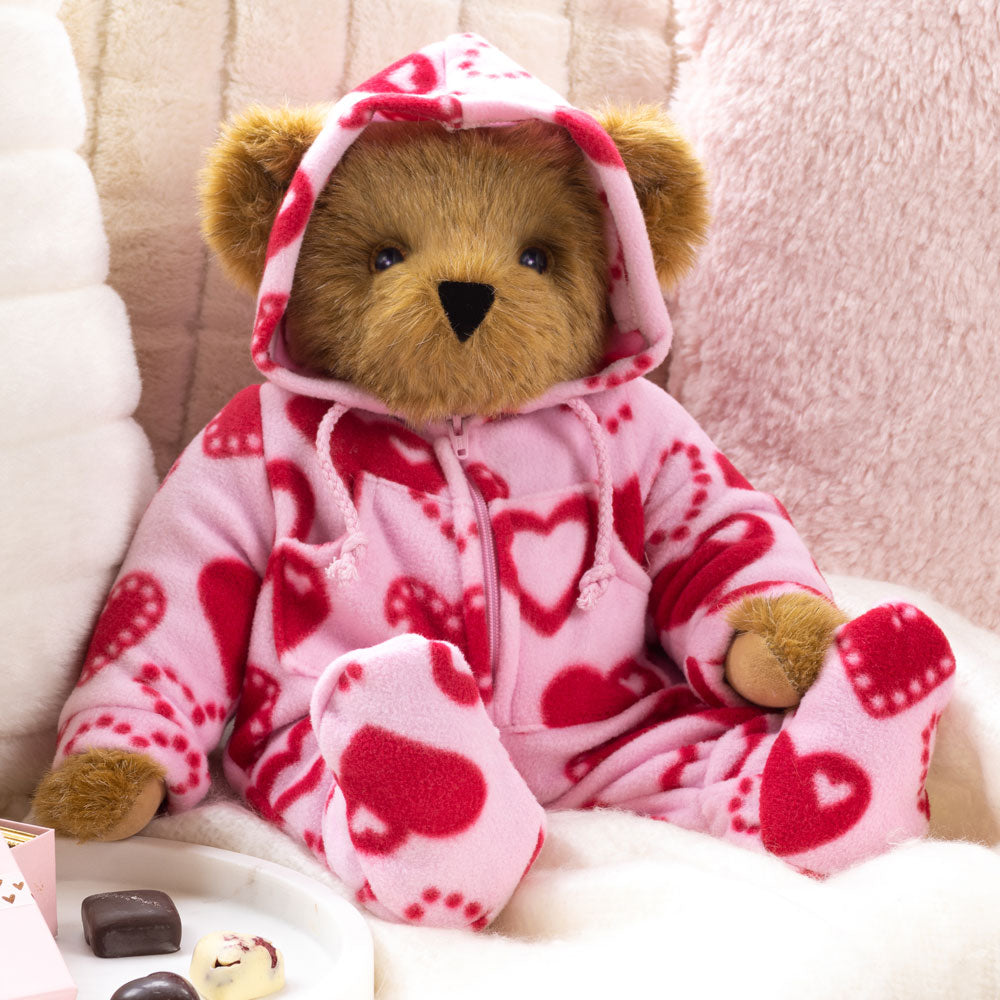 15 In. Hoodie-Footie Sweetheart Bear