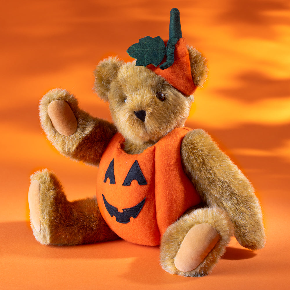 15 In. Halloween Hugs Pumpkin Bear