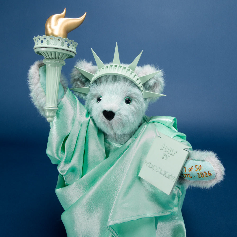 15 In. Limited Edition Statue of Liberty Bear