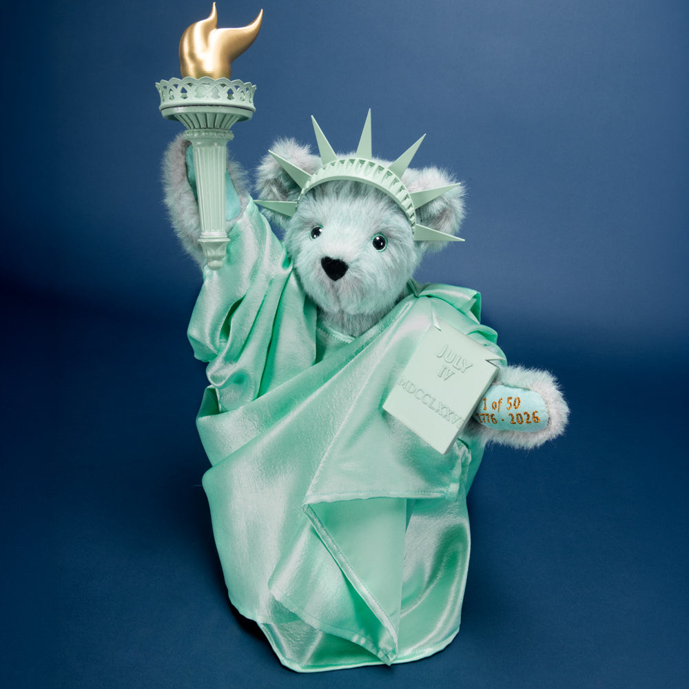 15 In. Limited Edition Statue of Liberty Bear