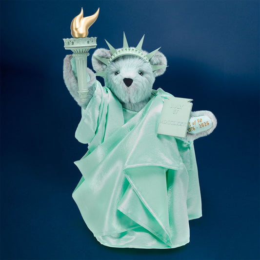 15 In. Limited Edition Statue of Liberty Bear
