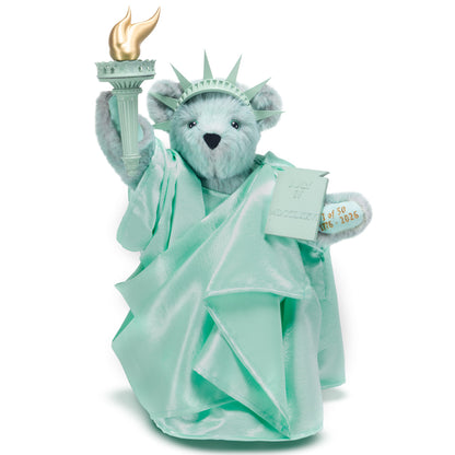 15 In. Limited Edition Statue of Liberty Bear