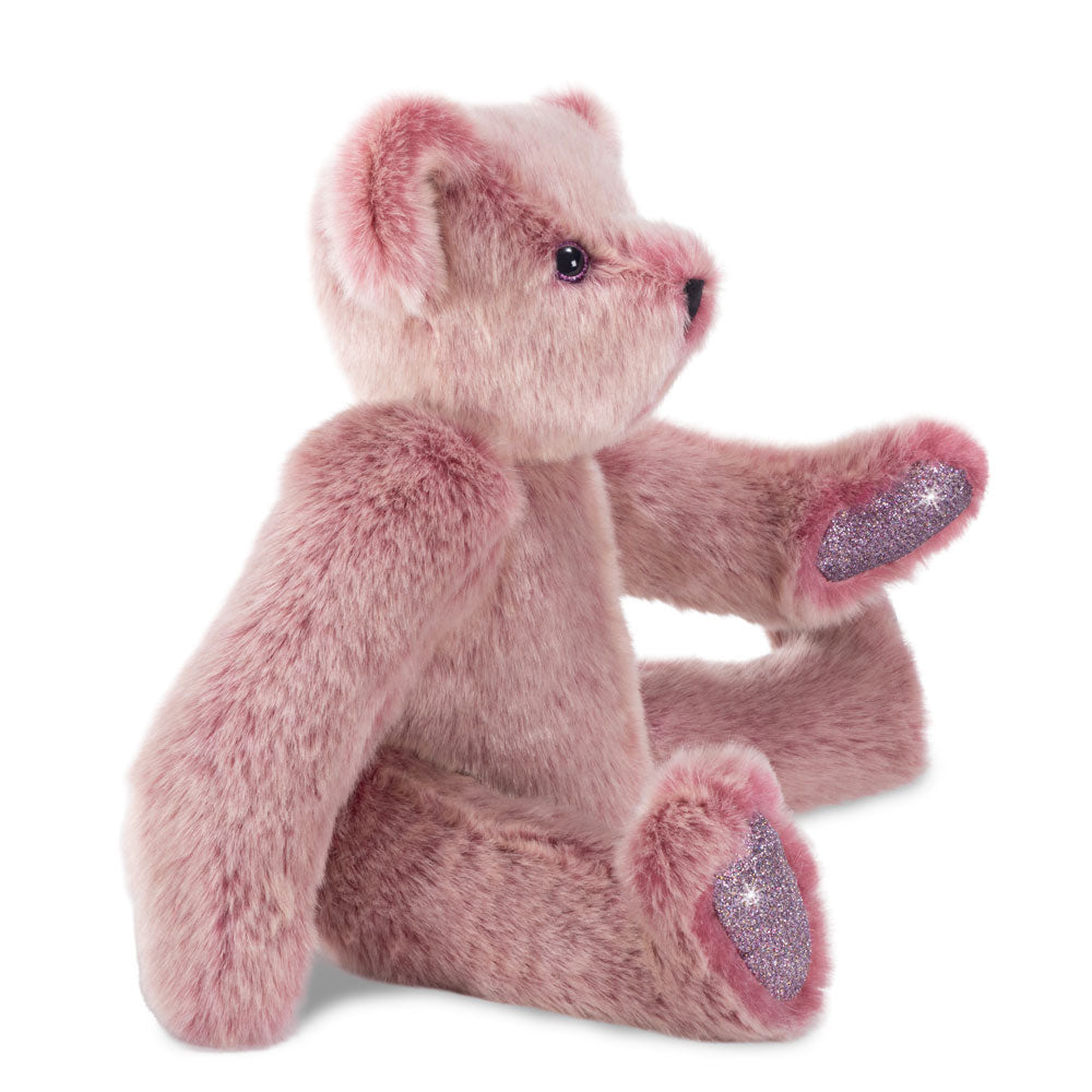 15 In. Special Edition Raspberry Champagne Bear – Vermont Teddy Bear