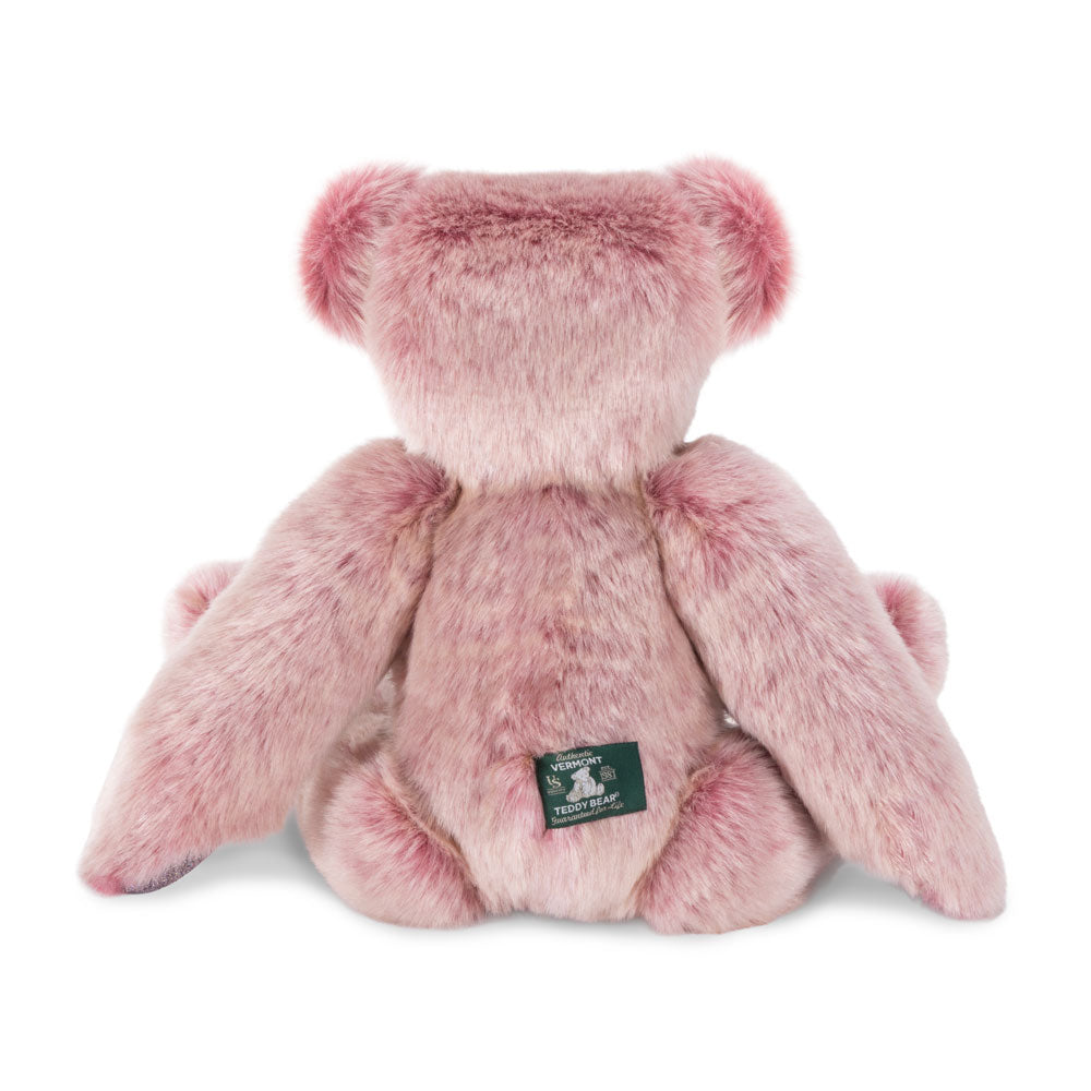 15 In. Special Edition Raspberry Champagne Bear – Vermont Teddy Bear