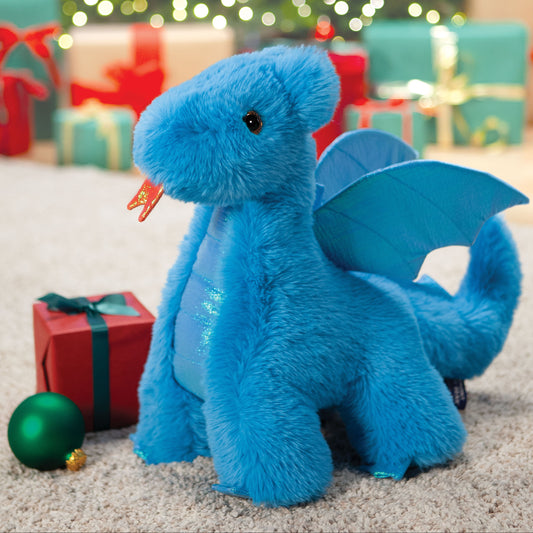 18 In. Oh So Soft Blue Dragon