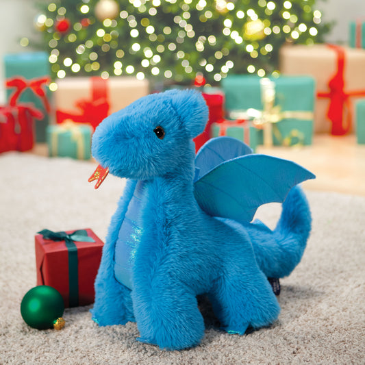 18 In. Oh So Soft Blue Dragon