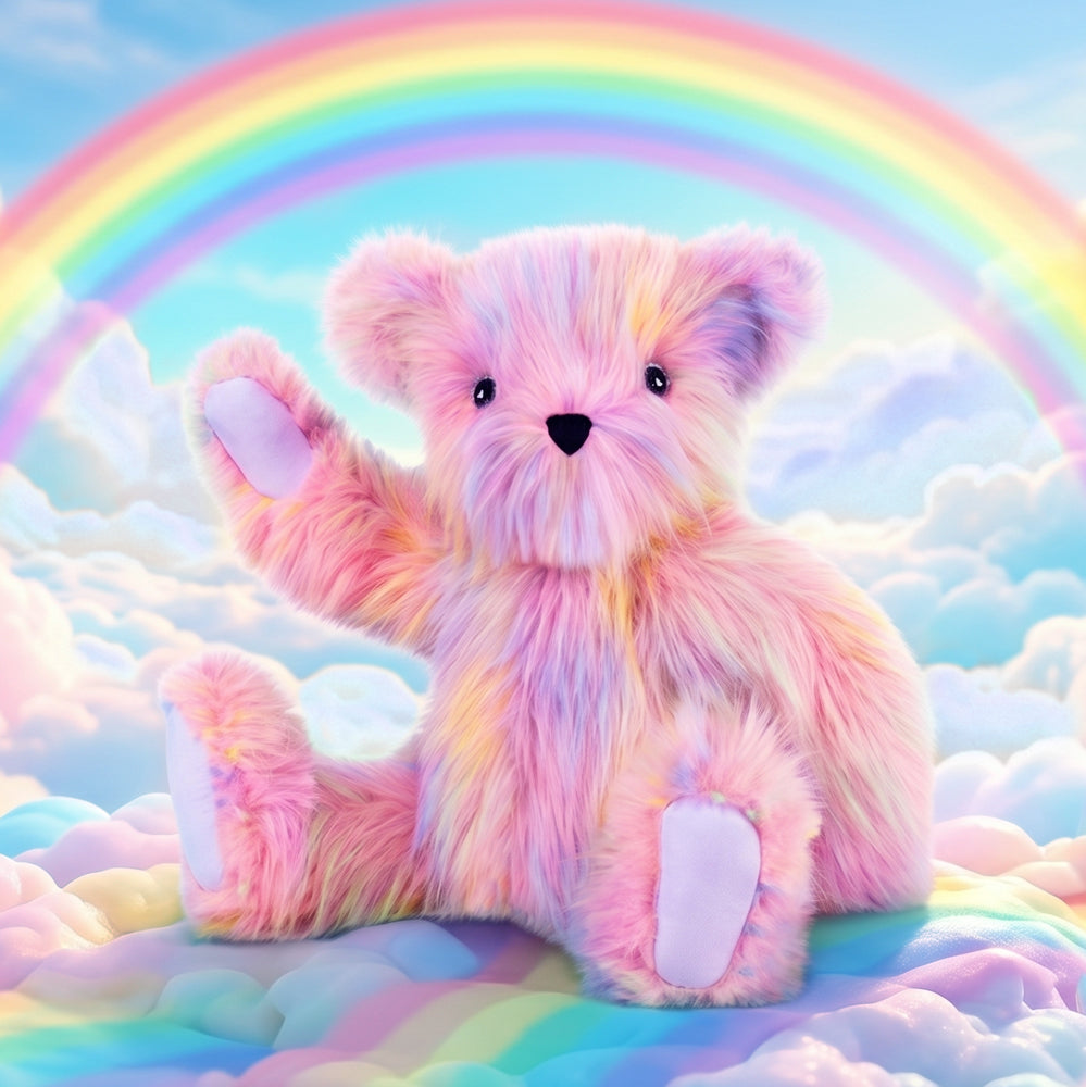 20 In. True Colors United Rainbow Bear