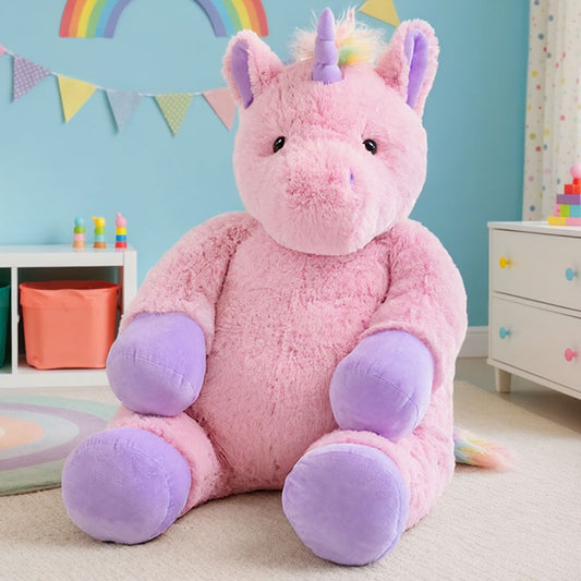 4 Ft. Cuddle Rainbow Unicorn