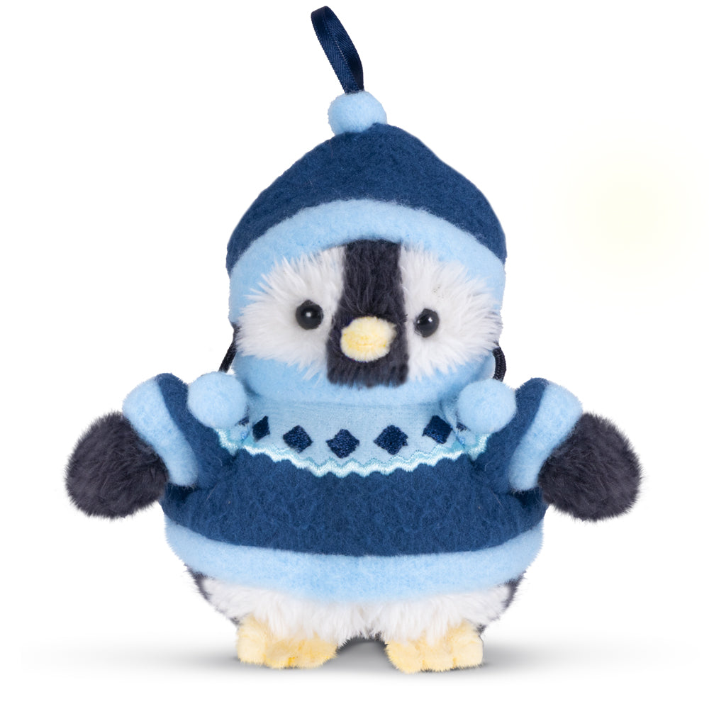 4 In. Arctic Holiday Ornament Set of 5 Penguins