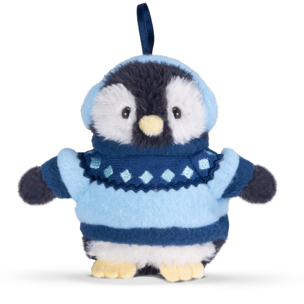 4 In. Arctic Holiday Ornament Set of 5 Penguins