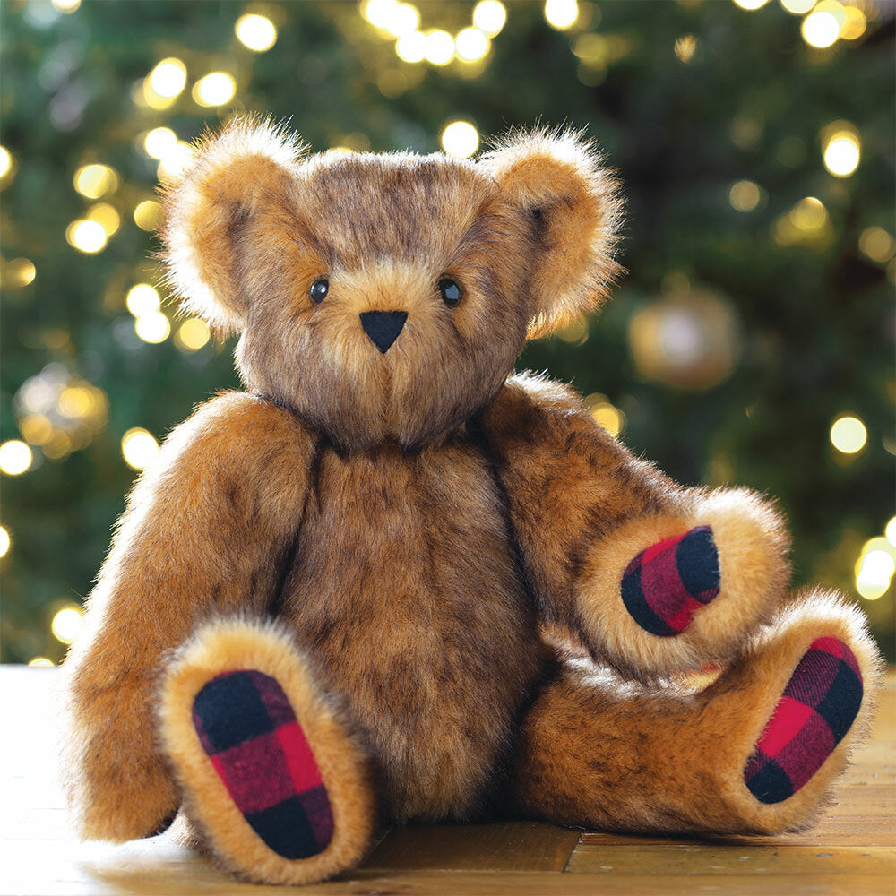 15 In. Special Edition Vermont Flannel Bear Vermont Teddy Bear