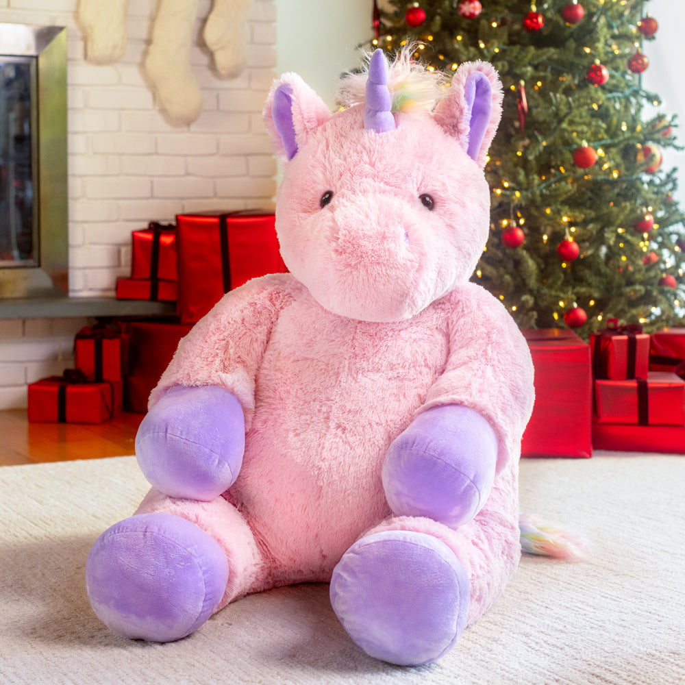 4 Ft. Cuddle Rainbow Unicorn