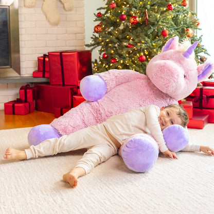4 Ft. Cuddle Rainbow Unicorn