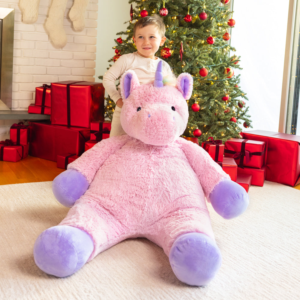 4 Ft. Cuddle Rainbow Unicorn