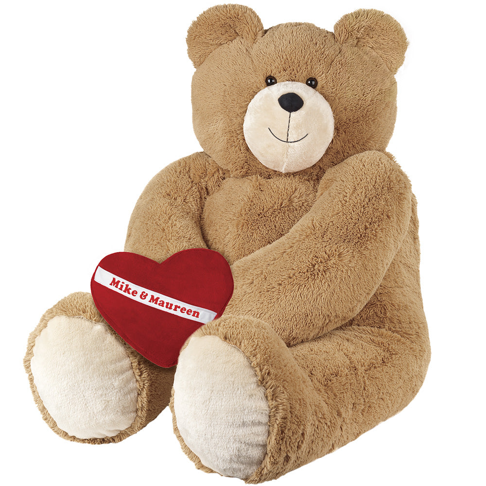 4 Ft. Big Hunka Love Bear with Huggable Heart Pillow