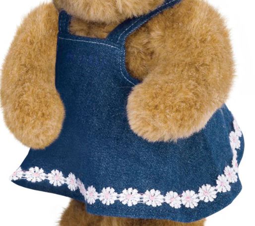 11 In. Cub Girl Outfit - Denim Dress