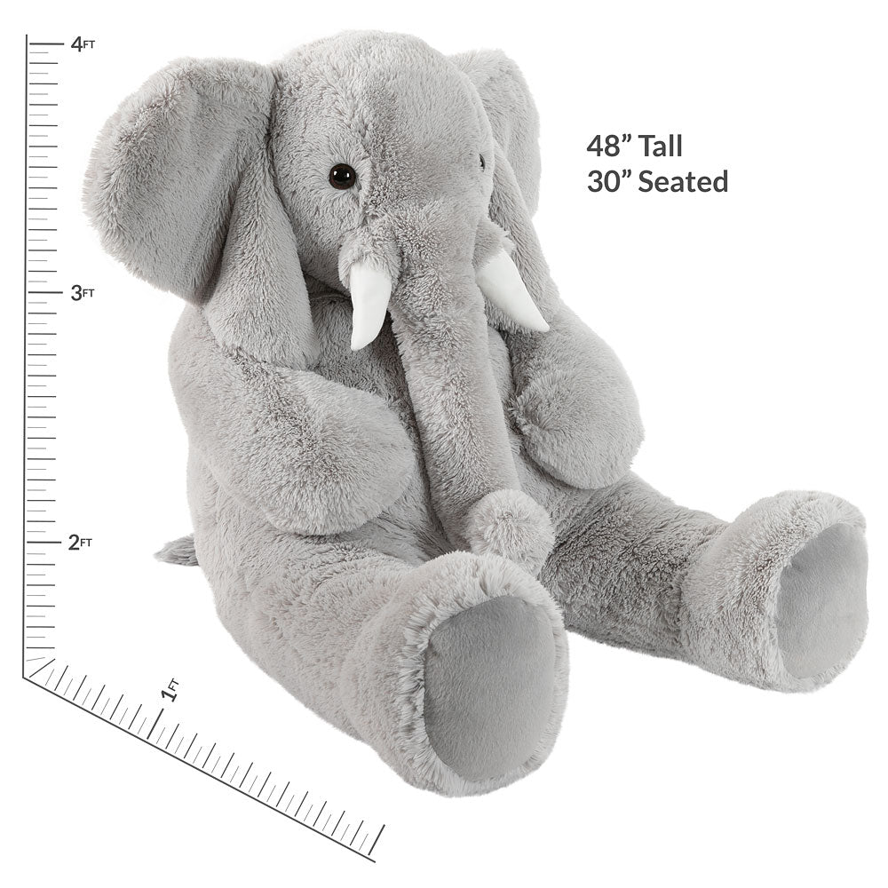 4 ft. Cuddle Elephant Vermont Teddy Bear