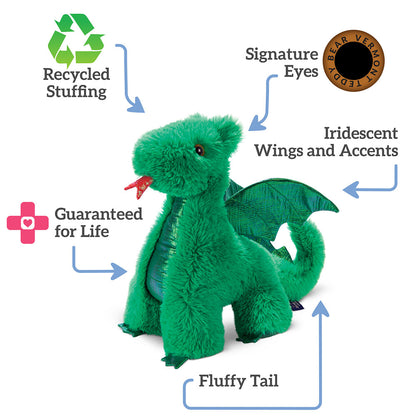 18 In. Oh So Soft Green Dragon