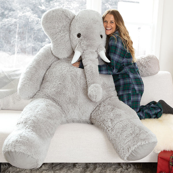 6 Ft. Giant Cuddle Elephant Vermont Teddy Bear