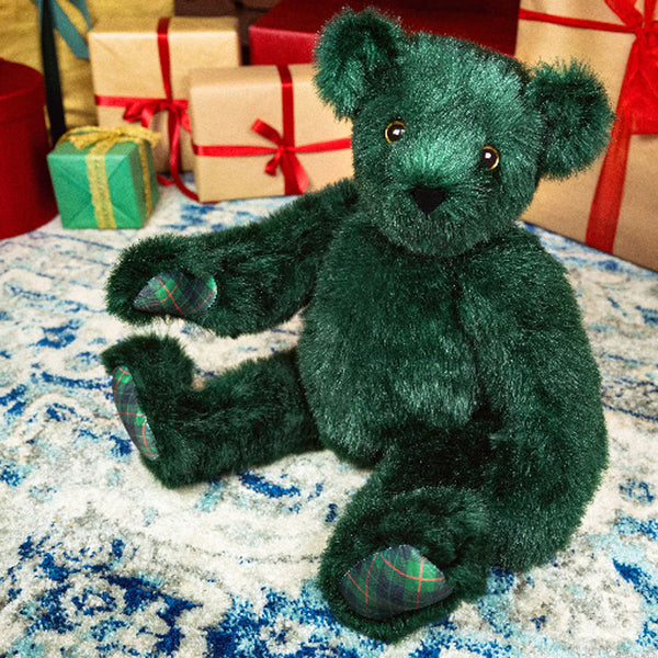 20 In. Special Edition Classic Christmas Plaid Bear Vermont Teddy Bear