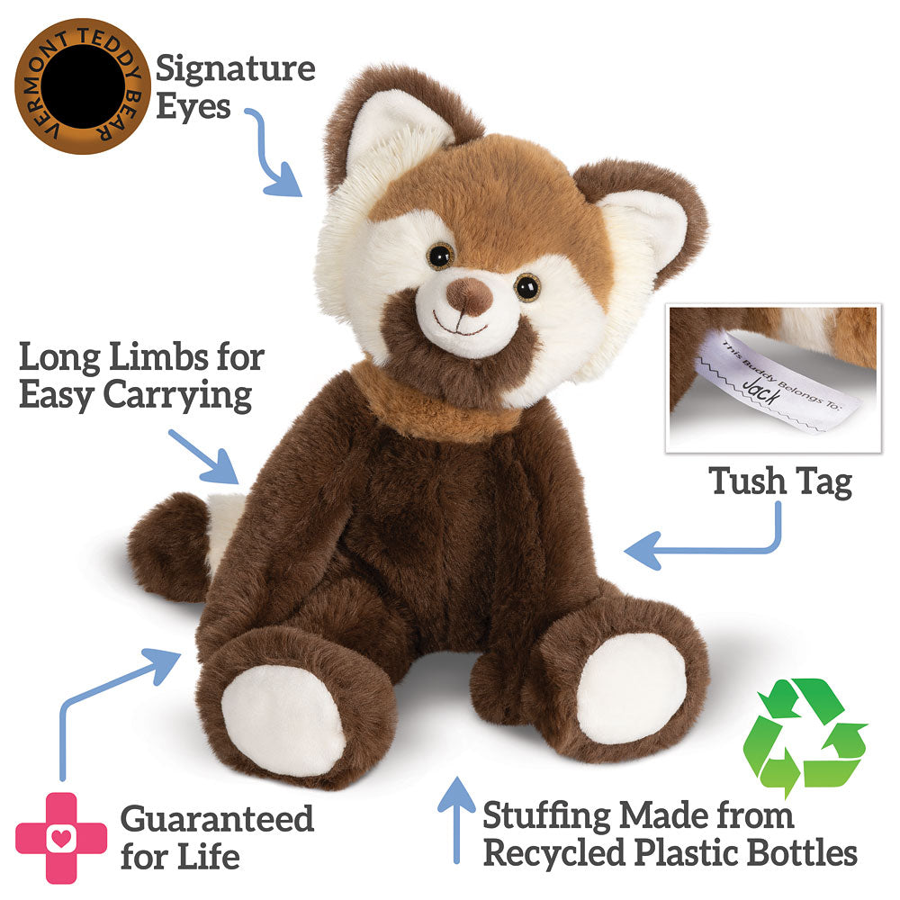 15 In. Buddy Red Panda – Vermont Teddy Bear