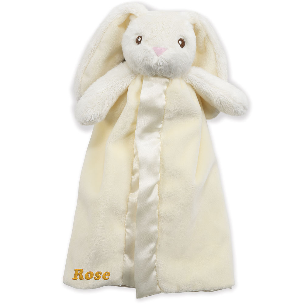 Baby Lovey Security Blanket, Bunny – Vermont Teddy Bear